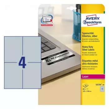 Etichetta adesiva per stampante Avery L6134-20