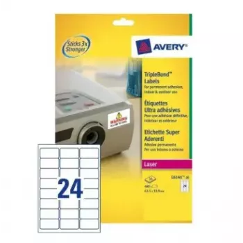 Etichetta adesiva per stampante Avery L6141-20