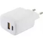 Caricabatterie mobile per dispositivi Schwaiger LAD260 512 ricarica rapida uso interno bianco