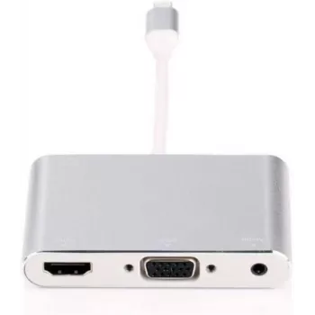 Hub interfacce Microconnect LIGHT-HUB4 Lightning 480 Mbit/s argento