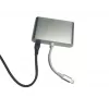 Hub interfacce Microconnect LIGHT-HUB4 Lightning 480 Mbit/s argento