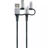 Cavo USB Schwaiger LKU 100 1,5m USB 2.0 A Micro-USB B nero argento