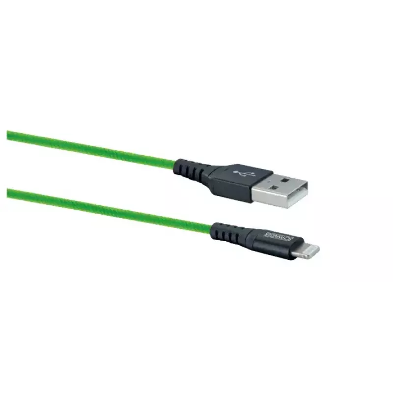 Cavo per cellulare Schwaiger LPRO420 501 verde 1,2 m USB A Lightning