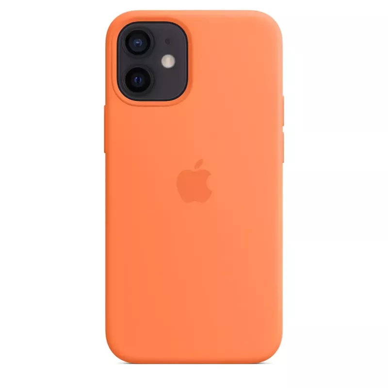 Cover Apple iPhone 12 mini Silicone Case compatibile MagSafe Kumquat
