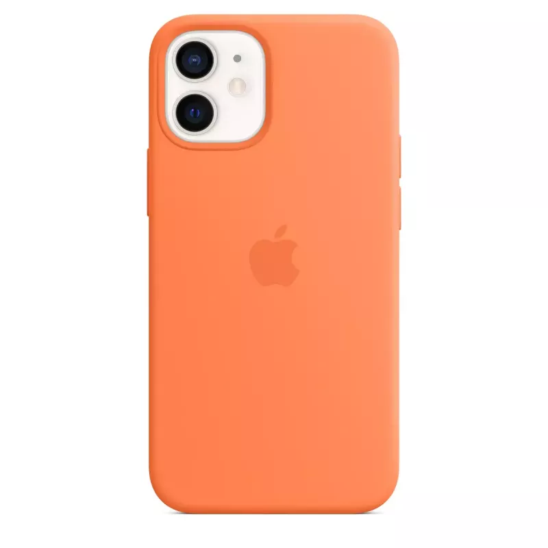 Cover Apple iPhone 12 mini Silicone Case compatibile MagSafe Kumquat