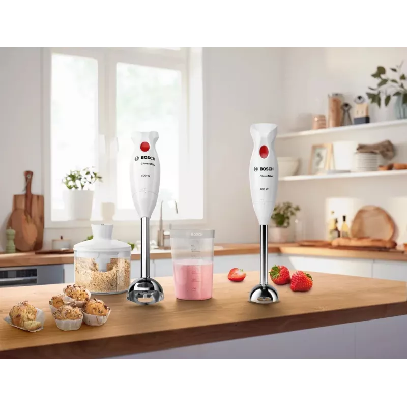 Frullatore a immersione Bosch MSM24500 400 W rosso, bianco