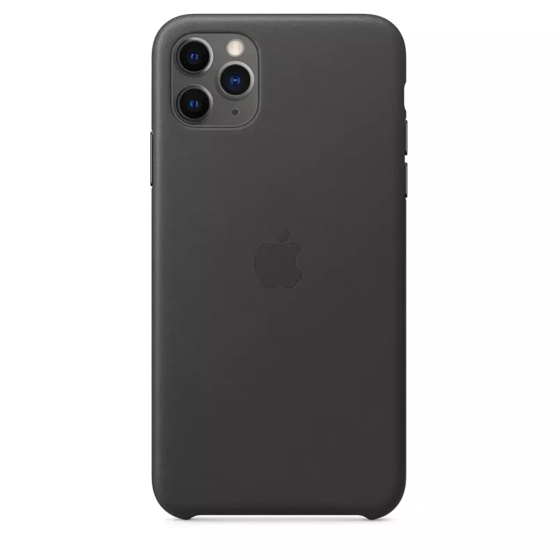 Cover Apple iPhone 11 Pro Max custodia in pelle nero