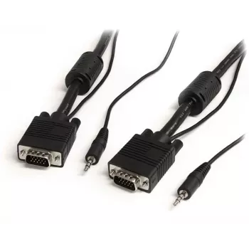 StarTech.com cavo video VGA per monitor ad alta risoluzione coassiale 5m con audio HD15 M/M