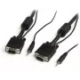 StarTech.com cavo video VGA per monitor ad alta risoluzione coassiale 5m con audio HD15 M/M
