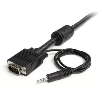 StarTech.com cavo video VGA per monitor ad alta risoluzione coassiale 5m con audio HD15 M/M