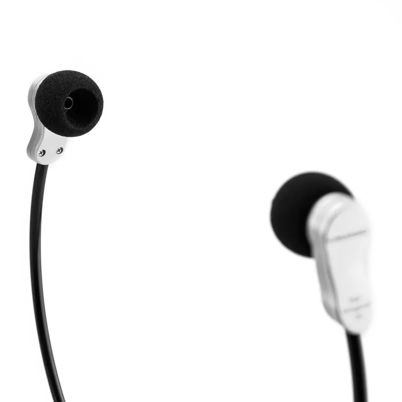 Grundig Swingphone 568 cuffie con filo sotto il mento nero, argento