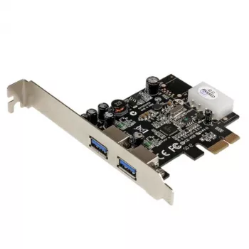 StarTech.com adattatore per scheda PCI Express (PCIe) SuperSpeed USB 3.0 a 2 porte con UASP - alimentazione LP4