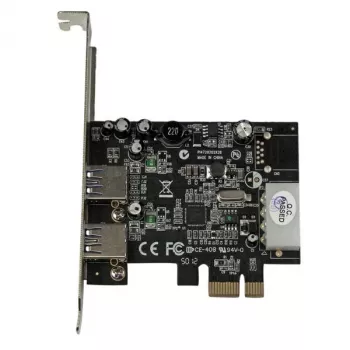 StarTech.com adattatore per scheda PCI Express (PCIe) SuperSpeed USB 3.0 a 2 porte con UASP - alimentazione LP4