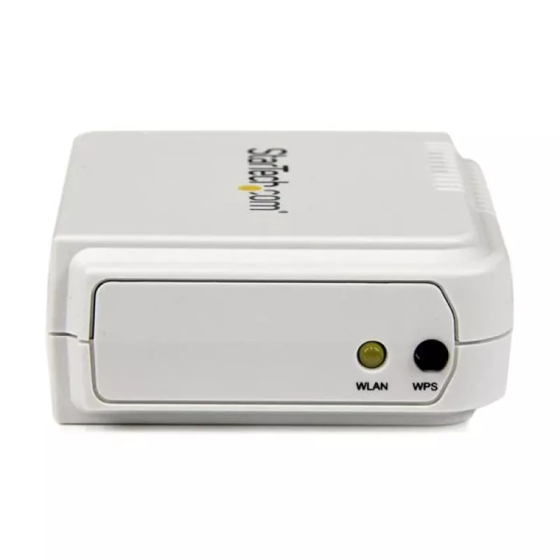 StarTech.com server di stampa di rete wireless N USB a 1 porta con porta Ethernet 10/100 Mbps – 802.11 b/g/n