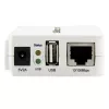 StarTech.com server di stampa di rete wireless N USB a 1 porta con porta Ethernet 10/100 Mbps – 802.11 b/g/n