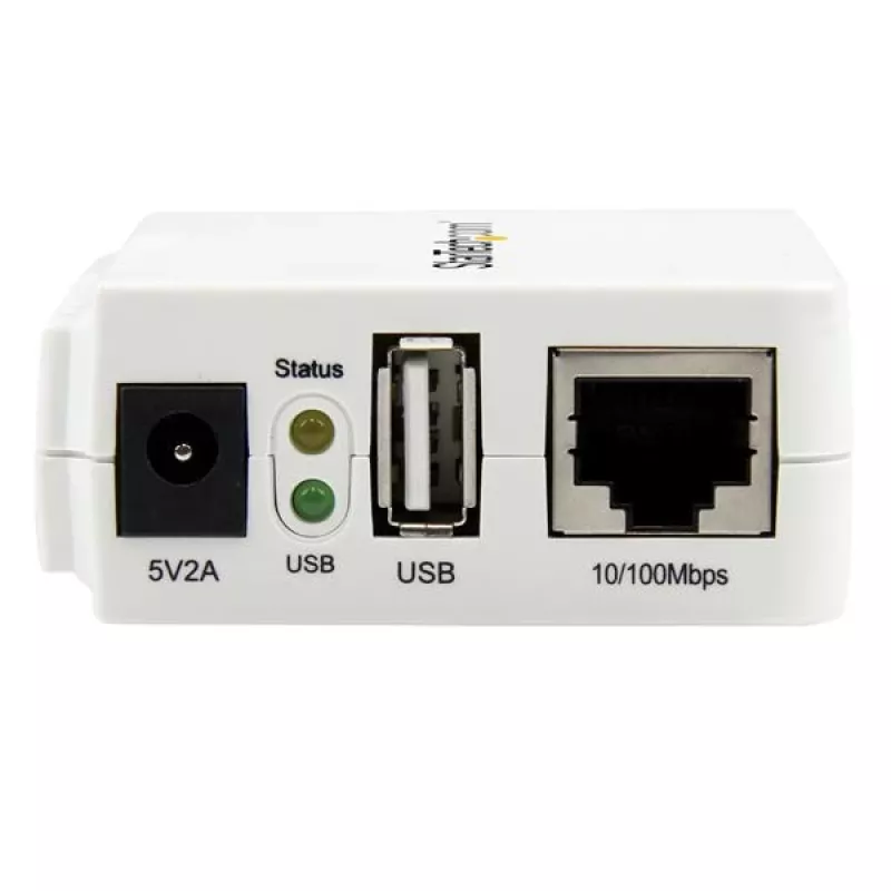 StarTech.com server di stampa di rete wireless N USB a 1 porta con porta Ethernet 10/100 Mbps – 802.11 b/g/n