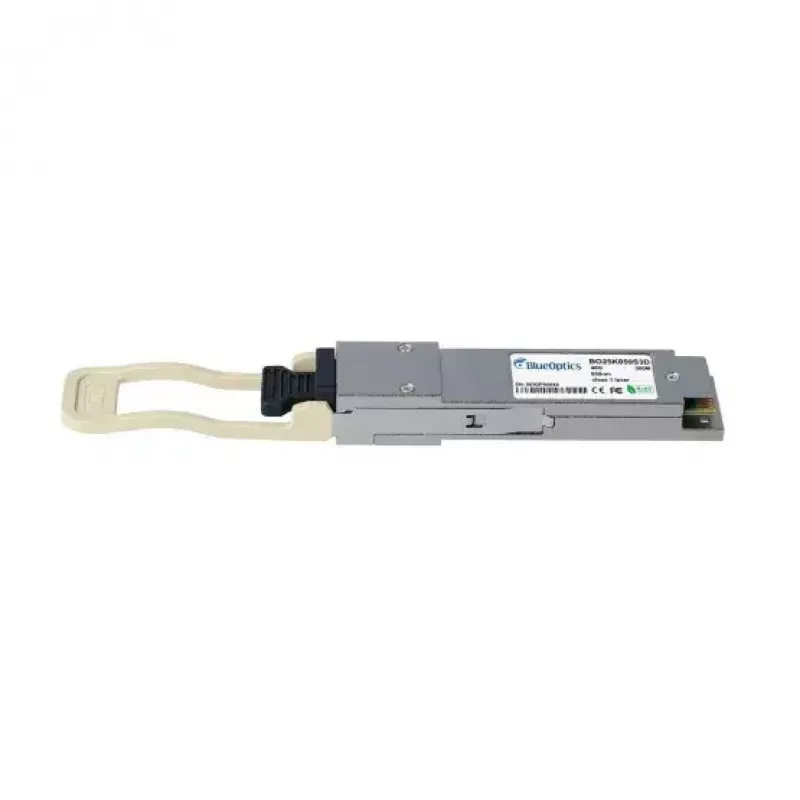 BlueOptics QSF-504-BO Transceiver QSFP, 40GBASE-ER4, monomodale 1310 nm, 40 km, LC Duplex