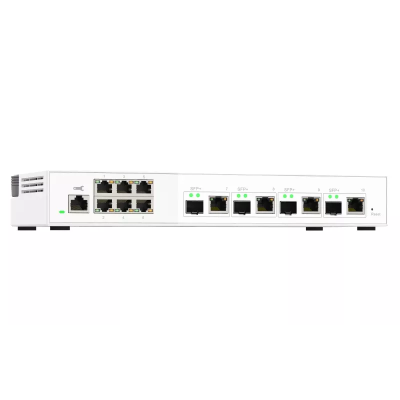 Switch di rete QNAP QSW-M2106-4C managed L2 2,5G Ethernet (100/1000/2500) bianco
