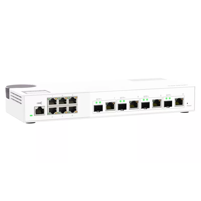 Switch di rete QNAP QSW-M2106-4C managed L2 2,5G Ethernet (100/1000/2500) bianco