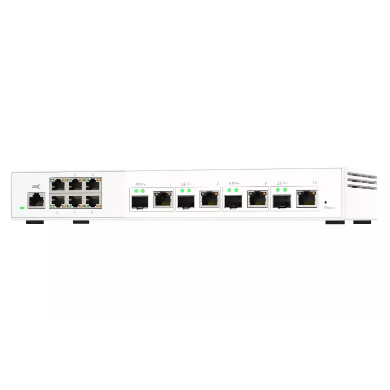 Switch di rete QNAP QSW-M2106-4C managed L2 2,5G Ethernet (100/1000/2500) bianco