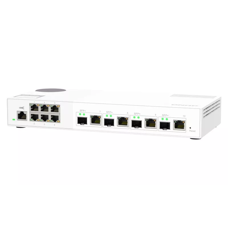 Switch di rete QNAP QSW-M2106-4C managed L2 2,5G Ethernet (100/1000/2500) bianco