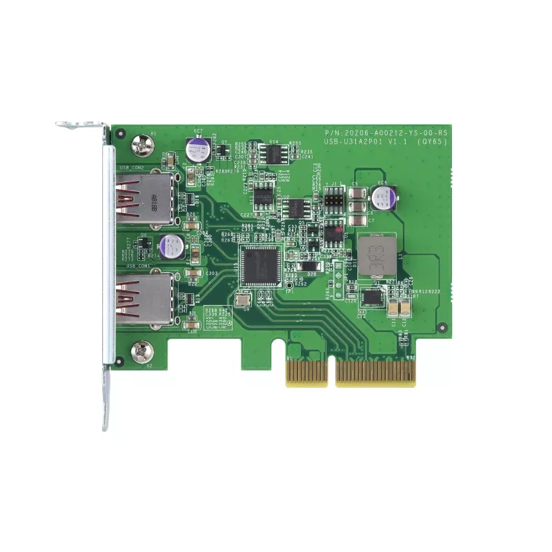 QNAP QXP-10G2U3A schede/adattatori di interfaccia interni USB 3.2 Gen 2 (3.1 Gen 2)