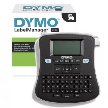 DYMO LabelManager ® ™ 210D - AZERTY, D1, trasferimento termico, 180 x 180 DPI, 12 mm/s, nero, argento