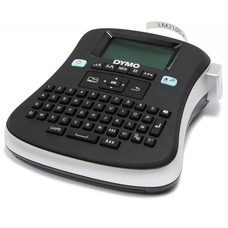 DYMO LabelManager ® ™ 210D - AZERTY, D1, trasferimento termico, 180 x 180 DPI, 12 mm/s, nero, argento