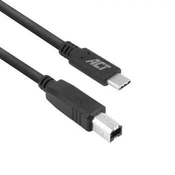 ACT Cavo USB 2.0, USB-C a USB-B, 1,8 metri