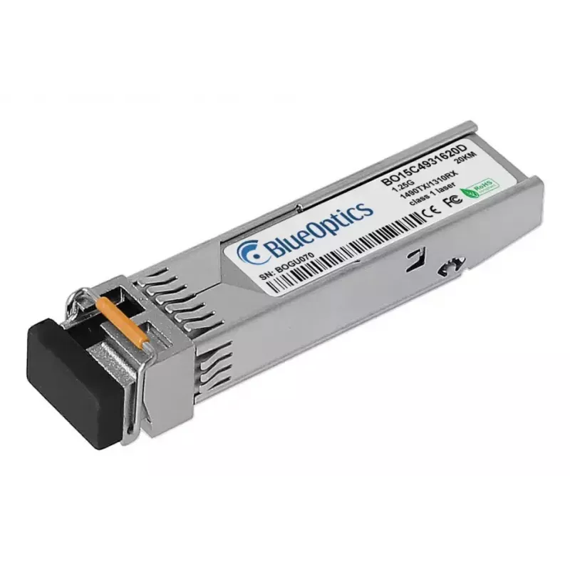 Modulo ricetrasmettitore SFP BlueOptics SFP-1000BASE-BX-D-BO fibra ottica LC