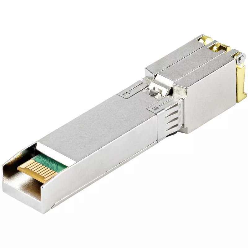 Modulo ricetrasmettitore SFP+ conforme MSA StarTech.com - Modulo SFP+ MSA non codificato - 10GBASE-T - SFP su RJ45 Cat6/Cat5e - 10GE Gigabit Ethernet SFP+ - RJ-45 30 m