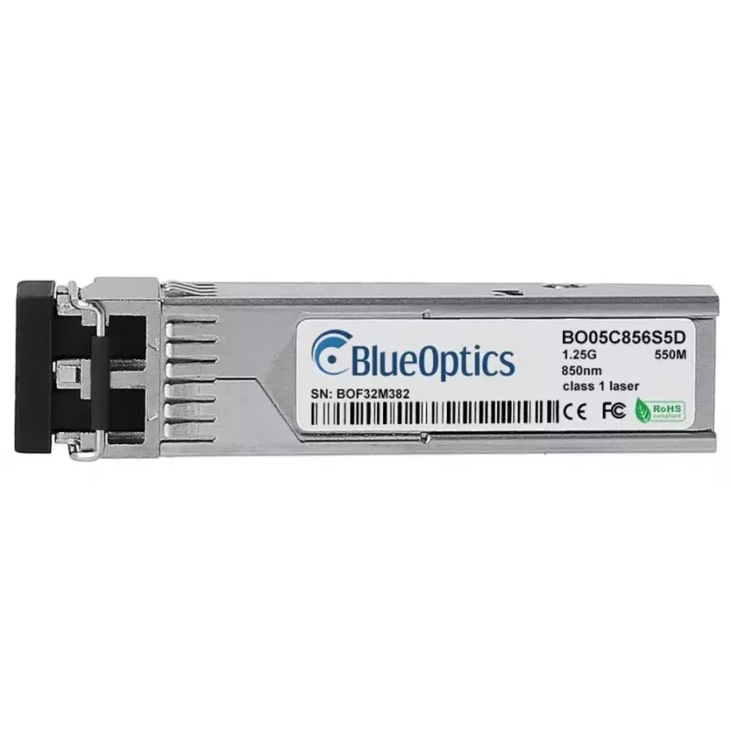 Modulo ricetrasmettitore SFP BlueOptics SFP-1G-SX-NE-BO connettore in fibra ottica LC