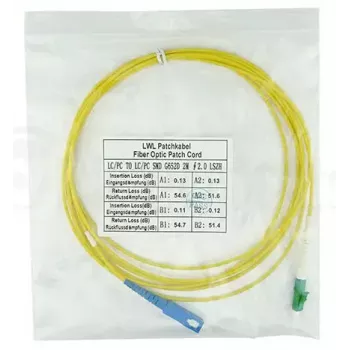 Cavo in fibra ottica BlueOptics SFP2122BU25MX LC SC OS2 25 m giallo
