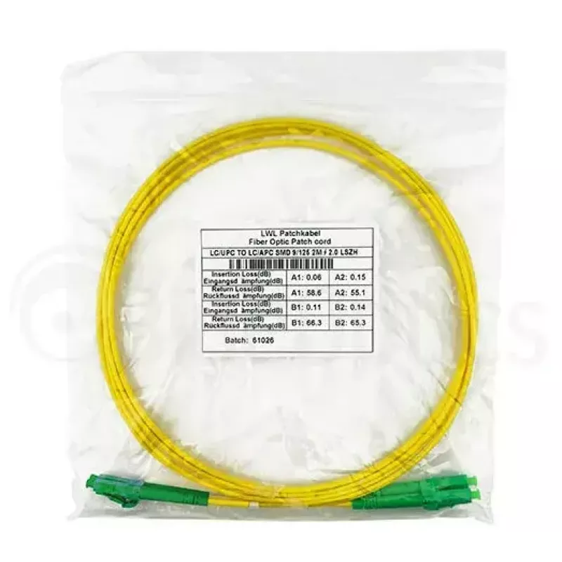 Cavo in fibra ottica InfiniBand BlueOptics SFP3131BU2MM 2 m LC giallo