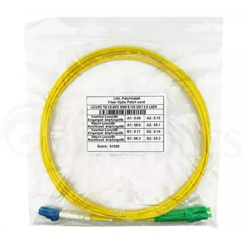 Cavo in fibra ottica InfiniBand BlueOptics SFP3131BU2MS 2 m LC giallo
