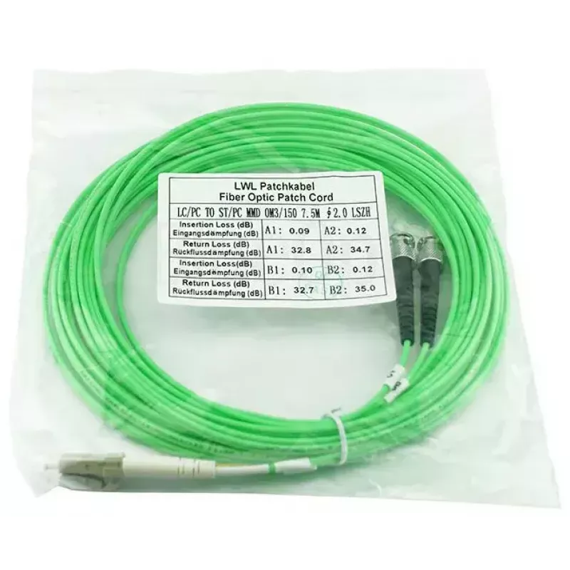 Cavo in fibra ottica BlueOptics SFP3133GU5MK LC ST OM5 5 m aqua