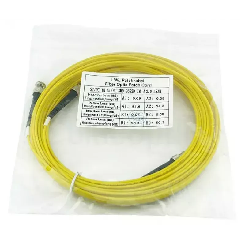Cavo in fibra ottica InfiniBand BlueOptics SFP3333BU2MK 2 m ST giallo