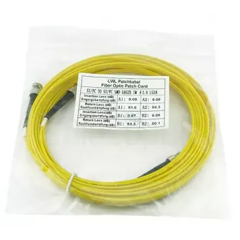 Cavo in fibra ottica BlueOptics SFP3333BU7.5MK 7,5 m ST giallo
