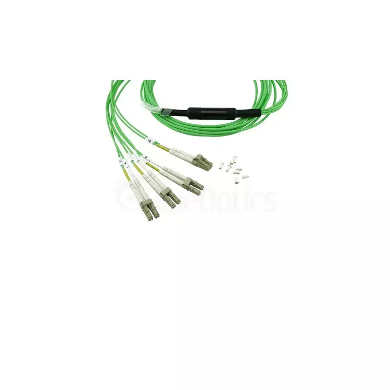 Cavo in fibra ottica BlueOptics SFP5141GU10MKB MPO 4x LC OM5 10 m lime