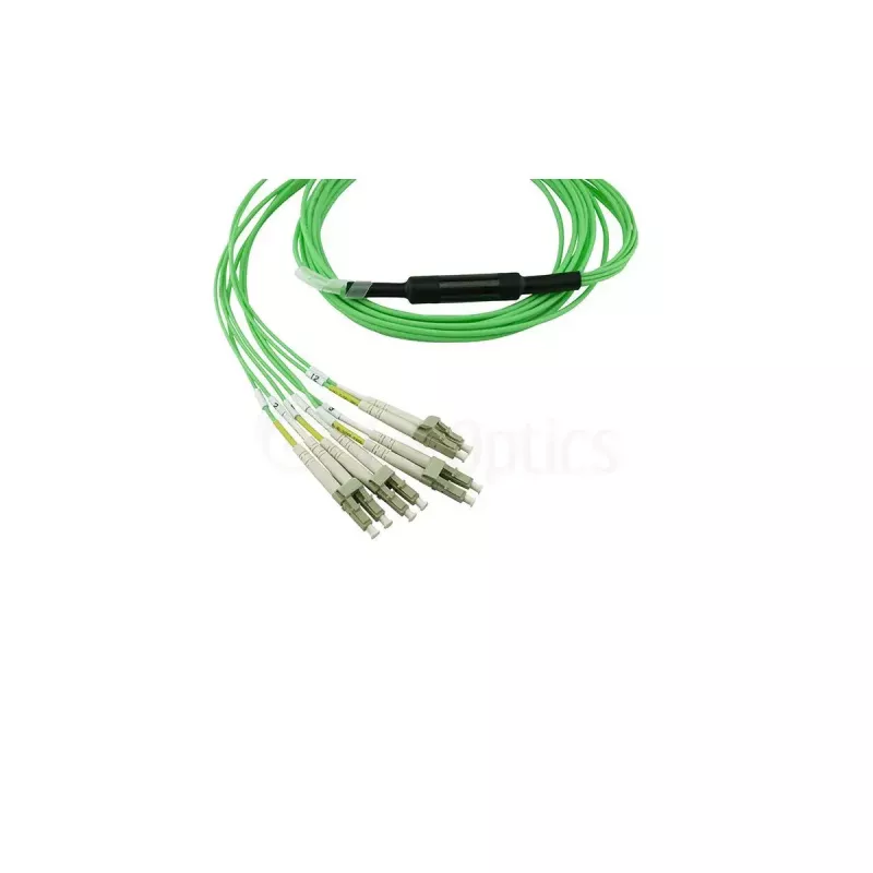 Cavo in fibra ottica BlueOptics SFP5141GU2MKB MPO 4x LC OM5 2 m lime