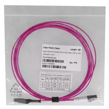 Cavo in fibra ottica BlueOptics SFP9231FU3MK MDC LC OM4 3 m magenta