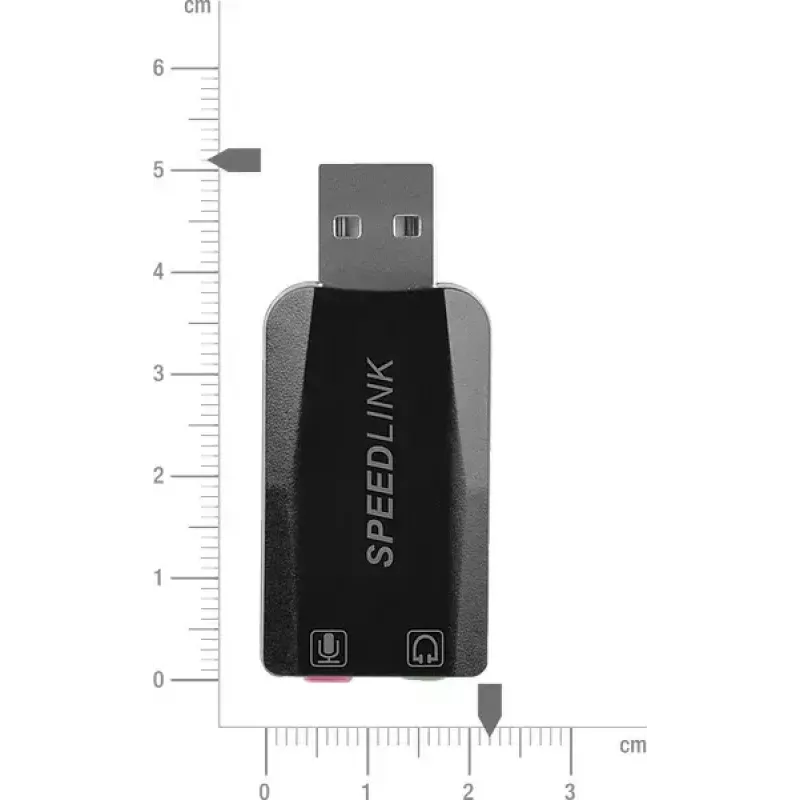Speedlink VIGO Scheda audio USB, nero