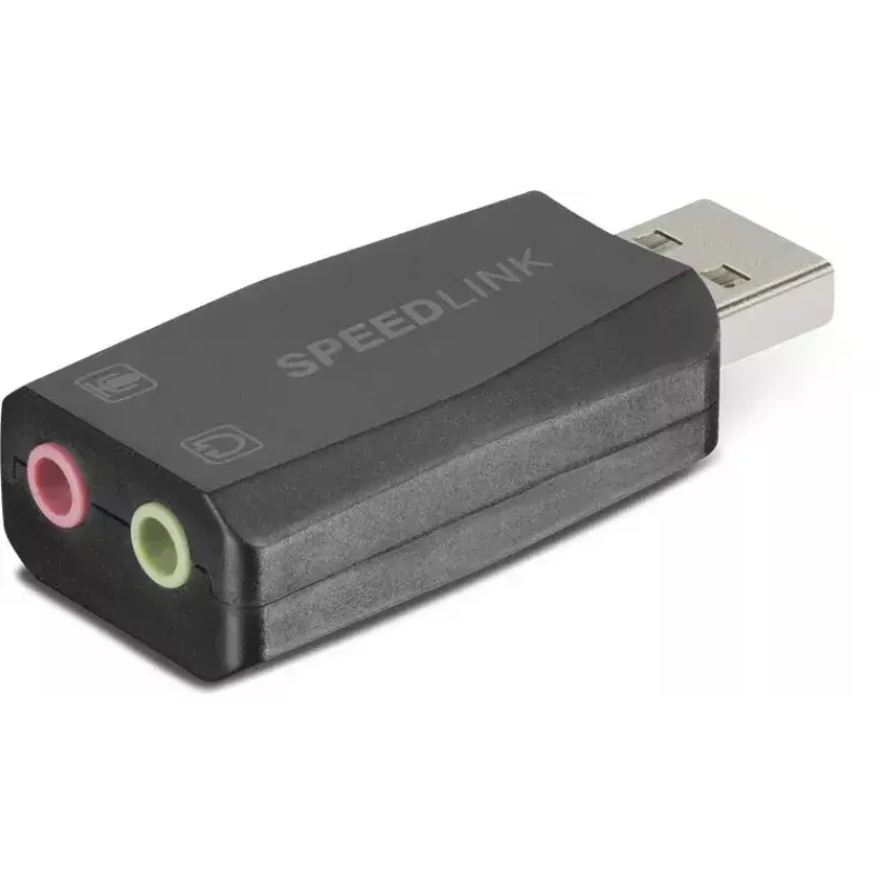 Speedlink VIGO Scheda audio USB, nero