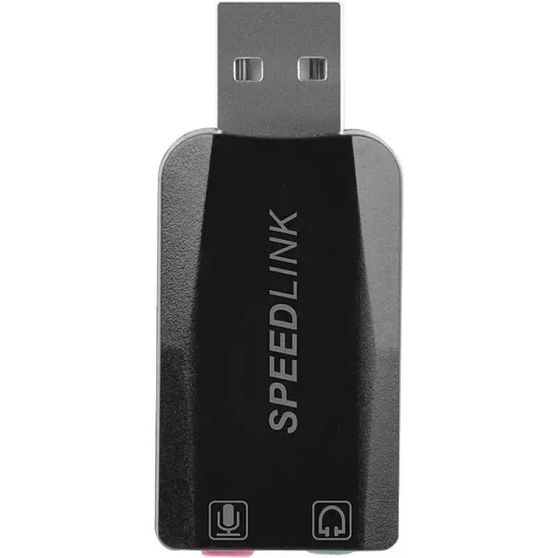 Speedlink VIGO Scheda audio USB, nero