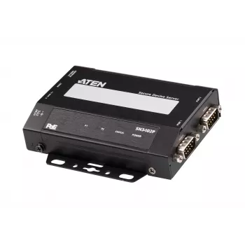 ATEN device server sicuro 2 porte RS-232/422/485 con PoE