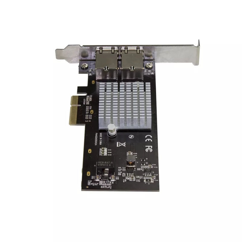 StarTech.com scheda adattatore di rete PCIe dual-port 10G - adattatore di interfaccia di rete Intel-X550AT 10GBASE-T & NBASE-T PCI Express 10/5/2.5/1GbE Multi-Gigabit Ethernet 5 velocità NIC scheda LAN
