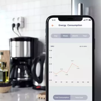 Presa intelligente Satechi ST-HK2OAW-EU per interni bianco con filo senza fili