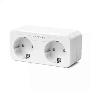 Presa intelligente Satechi ST-HK2OAW-EU per interni bianco con filo senza fili