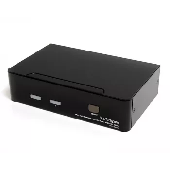 Switch KVM USB DVI a 2 porte StarTech.com con audio e hub USB 2.0