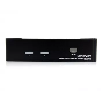Switch KVM USB DVI a 2 porte StarTech.com con audio e hub USB 2.0